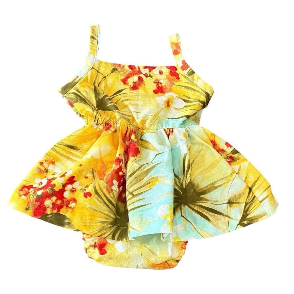 Baby Girl Tulle Dress Floral Party Wedding 6-12 Months Princess Cute - Picture 2 of 6